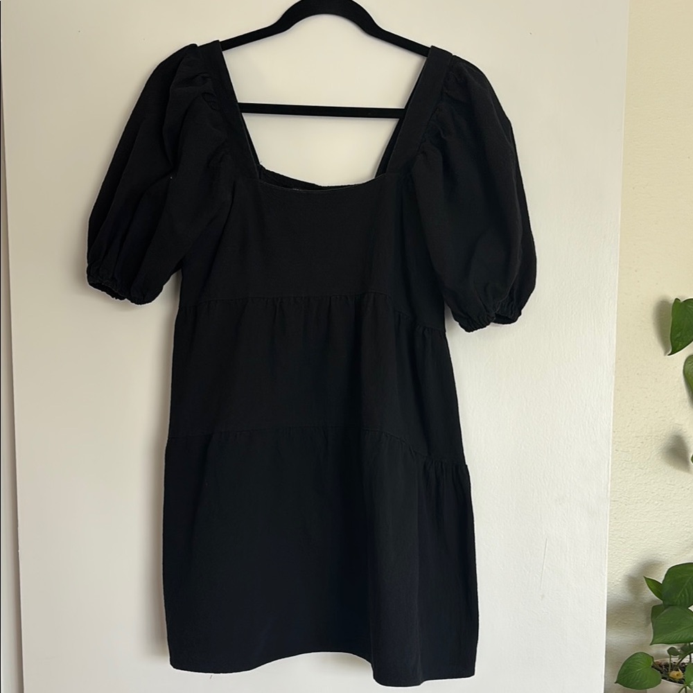 Black Babydoll Mini Dress